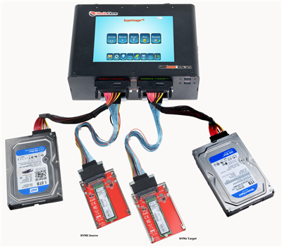 SuperImager Plus 8 inc. Unidade de Imagem Forense Portátil 3 NVMe +6/SAS/SATA com Thunderbolt - Dual Open OS