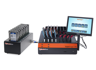 SUPERIMAGER PLUS DESKTOP XL SUPREME 2 STANDALONE FORENSIC IMAGING UNIT WITH 12 SAS/SATA , 4 U.2, 2 GBE, 2 TB4.0 PORTS - DUAL OPEN OS